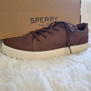 NIB 6M Boys Sperry Brown Cruise Shoes